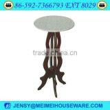 Fashion Wooden Vase Stand With Marble Top thumbnail-1