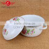 Promotional Custom Logo Enamel Cookware, Wholesale Enamel Pot thumbnail-3