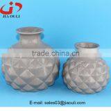 Hot Product Home Decor Glazed Grey Pineapple Shaped Ceramic Vase thumbnail-3