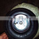 Galvanized Rim Rubber Wheel 3.00-4 thumbnail-2