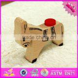 2016 New Design Baby Wooden Donkey Toy, Top Fashion Kids Wooden Donkey Toy, Educational Children Wooden Donkey Toy W01B028 thumbnail-2