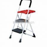 With Red Tool Tray&Hot Sale&2 PP+1Plastic Step Ladder thumbnail-1