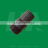 Unplated Steel Black KC Nipple for Straight End Hose thumbnail-1