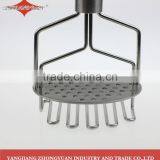 High Quality Stainless Steel Potato Masher With Rubber Handle thumbnail-4