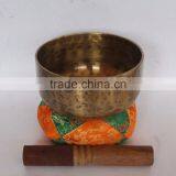 High Quality "C" Chakra Note Upper Shape Handmade Tibetan Singing Bowl thumbnail-1