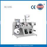 DK-320G Model Label Slitter Rewinder Machine With Rotary Die Cutting