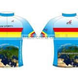 2014 Popular Design Cheji Bicylc Clothing short sleeve jersey bib shorts set wholesale Breatherable mens Bike bicycle wear