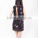 Girl Casual Summer Dress Batik Fashion Dress Women Summer 2016 Mini Dresses thumbnail-5