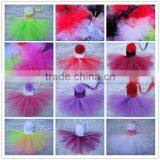 Hot Sale Ballet Tutus for Sale/ Crochet Top Tutus With Flower/girls Pettiskirt Dress Birthday Party Dress Tutu Wholesale thumbnail-4