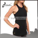 Seamless Knitting Ladies Tank Top Bra Sport Scoop Neckline Tank Top thumbnail-2
