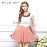 White Ladies Office Wear Beads Design for Ladies Blouse Collar Design thumbnail-1