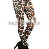 MGOO Custom Made Sublimation Print Leggings For Ladies Sportwear Yoga Leggings High Waist Polyester Spandex thumbnail-2