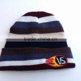 100% Acrylic Fashion Embroidery Beanie Hat thumbnail-3