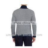 Melange Pocketed Latest Men's Cardigan Man Sweater thumbnail-3