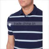 Top Quality OEM Apparel Fashion Cheap Price 100 Organic Cotton Custom Striped Mens Polo T Shirt thumbnail-3