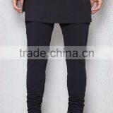 Street-inspired Style Solid Skinny Destroyed Slim Joggers for Men thumbnail-4