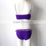 Girls Fashion Swimwear Puple Bikini thumbnail-3