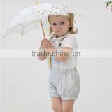High Quality 100% Linen Baby Girl Clothes Vintage Romper Little Girl Overalls Custom thumbnail-1
