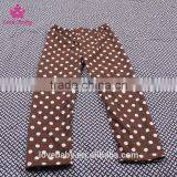 Mustard White Stripy Cardigan And Coffee Polka Trousers Girl Sweet Spring Clothing Sets LBYTZ001-40 thumbnail-5