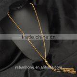 2015 Latest Design Russian Multilayer Sweater Necklace ,fancy Chain Rhinestone Long Necklace thumbnail-2