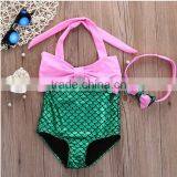 S64842A 2016 New Hot Baby Girls Kids the Little Mermaid Bikini Set thumbnail-2