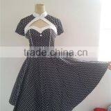 Plus Size Halloween Costume Rockabilly VINTAGE 50'S RETRO ROCKABILLY SWING DRESS Polka Dot Dress Formal Dresses Rockabilly thumbnail-5