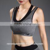 Women's Racerback Gym Fit Workout Yoga Bra thumbnail-1