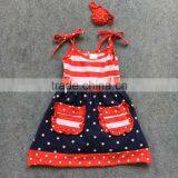 Baby Girls Fourth of July Outfits 4th of July Dress 2-7t Girls July 4th Outfit Children Patriotic Dress Sets Kids Clothing Sets thumbnail-1