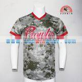 Sublimated Camo Boys Baseball Jerseys thumbnail-1