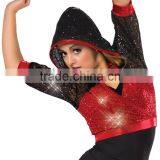2016 New !!-adult Women Boxing Spark Sequin and Lace Jazz Dance Costumes thumbnail-2