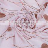 Cotton Polyester Blend Scarves & Wraps Rectangle Brown Light Pink Dot Custom Made Scarf thumbnail-2