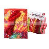 High Sales Hand Embroidery Flower Pattern Square Throw Pillow Cotton Cross Stitch Sets Beautiful Fabric And Thread thumbnail-3