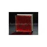 Pink Cloudy Glass Block thumbnail-1