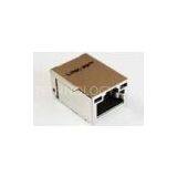 1 X 1 Sigle Port RJ45 Modular Jack , SMT Networking Telephone RJ45