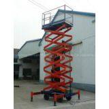 Electric and Diesel Dual Engine Four Wheels Mobile Scissor Lift Table thumbnail-3