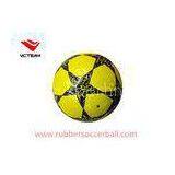 Colorful World Custom Yellow Soccer Ball For Match Children Play Games thumbnail-1