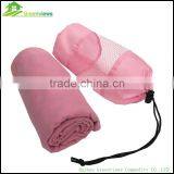 Wholesale microfibre fabric towel sports cooling towel microfiber beach towel