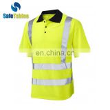 Most competitive yellow best visibility reflective high quality t-shirt