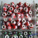 436 Loely Glass Bead Wholesale Handmade Murano Lampwork Glass European Beads Fit for Charm Bracelets thumbnail-1