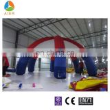 Aier Top sale inflatable bar tent, large activities square inflatable tent, 4 or 6 legs spider tent