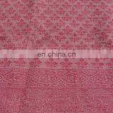 Vishal Handicraft-73x39"Beautiful Pink Chindi Cotton Indian Durri/Handmade Recycled Cotton Carpet Floor Throw Rug Wholesale thumbnail-3