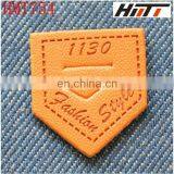 Hot Fix Leather Patch Embossing