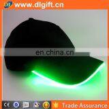 Hot Sale Custom Design Patent Fiber Optic LED Light Flashing Caps Outdoor Sports Baseball Cap thumbnail-2