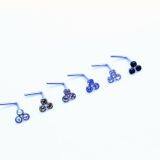 Wish Hot L Type Ear Studs, Titanium Steel, Foreign Trade Stud, Body Piercing Accessories, Wholesalers Wholesale thumbnail-4