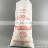 Recyclable plastic used pp woven wheat flour packing bags