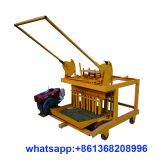 QMR4-45 Small Diesel Engine Mobile Egg Laying Concrete Brick Making Machine Price in China thumbnail-2