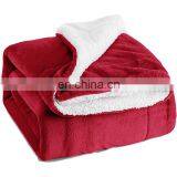 Super Soft Luxurious Extra Thick Reversible 3D Imprinted Flannel Fleece Sherpa Blanket thumbnail-3