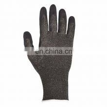 Oil Repellent Cut Resistant Gloves Reinforced Crotch Metalworking Safety Touchscreen Micro Foam Nitrile Coated Cut Proof Gloves thumbnail-2