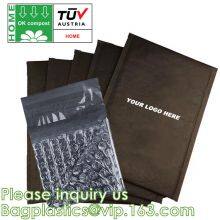 Biodegradable Compost Slider Zip Lock Bubble Bag Eco Ziplockk Padded Bags Mailer Zip Zipper Bubble Bag Padded Bubble Bag thumbnail-4