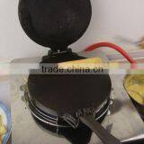 TRIONFO Tortilla Pan Cooking Cast Iron Long Handle Double Sided Grill Pan With Folding Handle